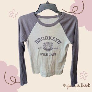 Brooklyn Wildcats Mini Long Sleeve Tee